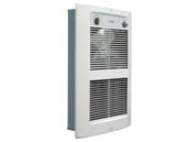 King Electric LPW1227T-S2-WD-R In-Wall Electric Heater 2750-1250W 5 Dial Adjustable Wattage Heater White 120V