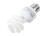 Halco Lighting 109244 CFL11/50 109244 11W T3 SPIRAL 5000K MED Halco 11W Bright White Spiral CFL Bulb, E26 Base