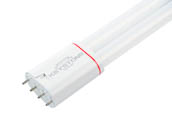 Keystone KT-LED10PLL-12GC-840-D Non-Dimmable 10 Watt 12.2" 4000K 4-Pin Single Twin Tube 2G11 Base LED Bulb, Ballast Bypass
