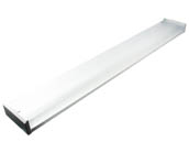 Halco Lighting 90513 LRW4-2L-T8DE Halco LED Ready 48" Wrap Fixture Uses 2 Double-Ended LED Bulbs (Sold Separately)