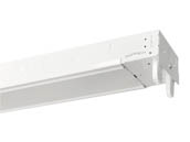 Halco Lighting 90511 LRS4-2L-T8DE Halco LED Ready 48" Strip Fixture Uses 2 Double-Ended T8 LED Bulbs (Sold Separately)