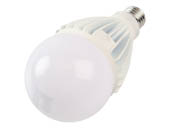 Green Creative 36169 24HID/830/277V/E26/DIM Dimmable 25W 120-277V 3000K A-23 LED Bulb, Enclosed Rated, E26 Base