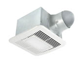 Delta Breez SIG110LED Signature Integrated Dimmable LED Ultra Quiet 0.3 Sones 6" & 4" Duct 110 CFM Speed 120V