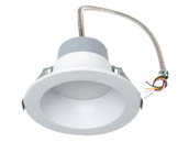 Euri Lighting DLC6C-18W103swej 0-10V Dimmable Wattage Selectable (7W/10W/18W) and Color Selectable (3000K/3500K/4000K) 6" LED Downlight Retrofit, JA8 Compliant