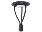 NaturaLED 9571 FX15PST34SW/8CCT3/BK LED Post Top Area Fixture, Wattage and Color Selectable