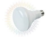 Simply Conserve L8W-BR30-CCT-RGB-WIFI G2 8 Watt RGB Color Changing and Tunable White BR-30 Smart Bulb