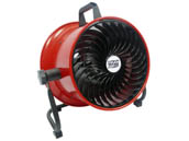 Ventamatic HVFF10T RED Maxx Air 10" 3-Speed High-Velocity Tilting Fan With Steel Shroud