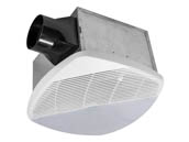 Ventamatic BC80L QuFresh Ultra-Quiet 80 CFM 0.9 Sones Ceiling or Wall Mount 4" Duct With LED Light 120V