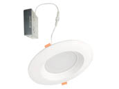 Bulbrite 773301 LED12RECJBOXDL/4/5CCT/827-850/WHRD/D 12 Watt 4" LED Downlight, Color Selectable, Wet Rated