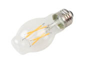 Satco Products, Inc. S21330 5BT15/CL/LED/927/120V Satco Dimmable 5W 2700K BT15 Filament LED Bulb, Enclosed Fixture Rated
