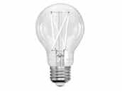 Feit Electric A1960CL927CAWFIL/2 Feit Dimmable 8.8 Watt 2700K A-19 LED Bulb, Exposed White Filament, 60 Watt Equivalent