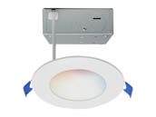 Satco Products, Inc. S11560 Satco 9 Watt 4" Starfish Tunable White and RGB LED Low Profile Direct Wire Downlight