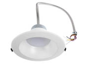 Euri Lighting DLC8C-22W103swej Dimmable 0-10V 8" LED Downlight Retrofit, Wattage and Color Selectable
