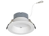 Halco Lighting 89219 CDLEM-6-LS-CS-WH-DDV Halco 6" Dimmable Commercial Retrofit Downlight, Emergency Battery Ready, Lumen and Color Select, 120-277V