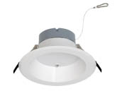 Halco Lighting 89220 CDLEM-8-LS-CS-WH-DDV Halco 8" Dimmable Commercial Retrofit Downlight, Emergency Battery Ready, Lumen and Color Select, 120-277V