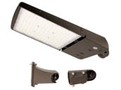 MaxLite 113400 AE150UMI-WCSB2CR Maxlite AE Switch Series Area Light Wattage (100/125/150W), Color (3/4/5K), and Beam Angle (Type III/IV/V) Selectable with Control Ready Port, Flexible Arm, & Slipfitter Included