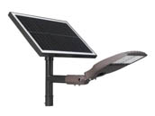 Light Efficient Design SL-SAL-60L-FC-T3-BK-G3 Solera G3 Solar LED Area Light 30W Color Selectable with T-Bracket Tenon Mounting, Photocell, & Motion Sensor