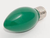 Value Brand LBD104 7C9N CG (130V) 7 Watt, 130 Volt C9 Green Indicator, Holiday Bulb