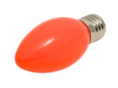 Value Brand LBD105 7C9N CO (130V) 7 Watt, 130 Volt C9 Orange Indicator, Holiday Bulb