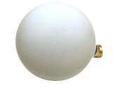 Bulbrite 60W 125V G40 White Globe Bulb, E26 Base