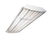 TCP 4' Fluorescent High Bay Fixture Ignites Eight F54T5/HO Lamps of 120-277 Voltages
