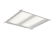 Day-Brite DuaLED Dimmable 35W 3500K 2x2 ft Recessed LED Troffer