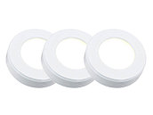 American Lighting 9.6 Watt, 12V Omni LED 3-Puck Light Kit - White
