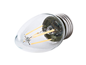 Satco Dimmable 4.5W 2700K B11 Decorative Filament LED Bulb, Enclosed Fixture Rated