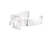 Satco Clear Plastic Vertical Clip (Pack of 10)