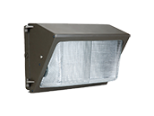 NaturaLED 175 Watt Equivalent, 42 Watt Forward Throw LED Wallpack Fixture, 4000K With Photocell