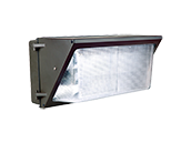 NaturaLED Dimmable 250 Watt Equivalent, 59 Watt Forward Throw LED Wallpack Fixture, 4000K With Photocell