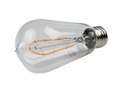Bulbrite Dimmable 4W 2200K 95 CRI Vintage ST18 Filament LED Bulb
