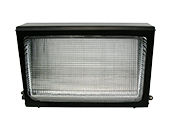 MaxLite Dimmable 40 Watt 5000K Forward Throw LED Wallpack Fixture, Title 24 Compliant