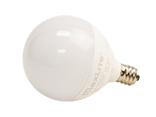 Maxlite Dimmable 5W 2700K G-16.5 Frosted Globe LED Bulb, E12 Base