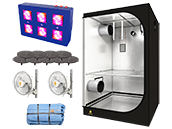 BloomBoss TrueSun 4' x 4' LED All-In-One Grow Kit