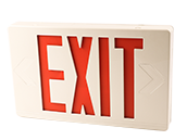 Exitronix LED Exit Sign with Battery Backup