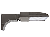 70 Watt, 250 Watt Equivalent, Dimmable 5000K Slim LED Area Light Fixture With Arm Mount, Type III