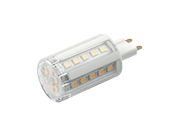 MaxLite Non-Dimmable 5W 120V 2700K T4 LED Bulb, G9 Base