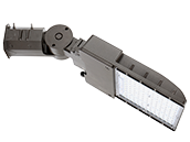 70 Watt, 250 Watt Equivalent, Dimmable 5000K Slim LED Area Light Fixture With 2 3/8