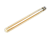 Satco Dimmable 6.5W 2200K T9 Vintage Filament LED Bulb, Enclosed Fixture Rated