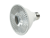 90+ Lighting Dimmable 10 Watt 3000K 40 Degree 93 CRI PAR30S LED Bulb, JA8 Compliant, Enclosed Rated