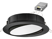 Lithonia WF6 ADJ Wafer, 12W, 120V 3000/4000/5000K Color Switchable Dimmable LED 6