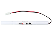 4.8 Volt 700 mAh Ni-Cad Battery, 4 AA Cells, Stick Configuration