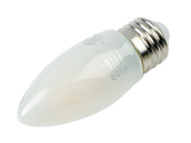 Maxlite Dimmable 3.5W 2700K Decorative Frosted Filament LED Bulb, Enclosed Fixture and Wet Rated