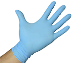 Nitrile Large Powder Free Gloves (Pack of 100)