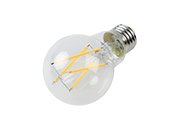 Bulbrite Dimmable 8.5W 3000K A19 Filament LED Bulb, Enclosed Fixture and Wet Rated, JA8 Compliant
