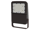 Halco 250 Watt HID Equivalent, 100 Watt Color Adjustable (3000K/4000K/5000K) LED Flood Light Fixture With Yoke Mount, Title 24 Compliant