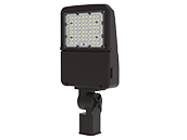 Halco LED Flood Light Fixture 100W Color Selectable With Slipfitter Mount