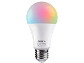 Cree Tunable White & Color Changing Bluetooth & WiFi 9 Watt 90 CRI A19 LED Bulb, No Hub Needed, Title 20 Compliant