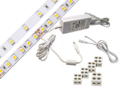 Diode LED BLAZE™ BASICS 200 LED Tape Light Kit, 12V, 2700K, 16.4 ft. Spool with Plug-In Adapter